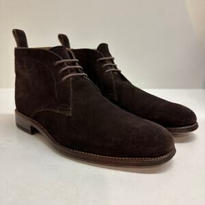 NEW HEELS Grenson Marcus Desert Boots Brown Suede Chukkas EUC 8.5